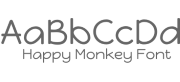 HAPPY MONKEY FONT D